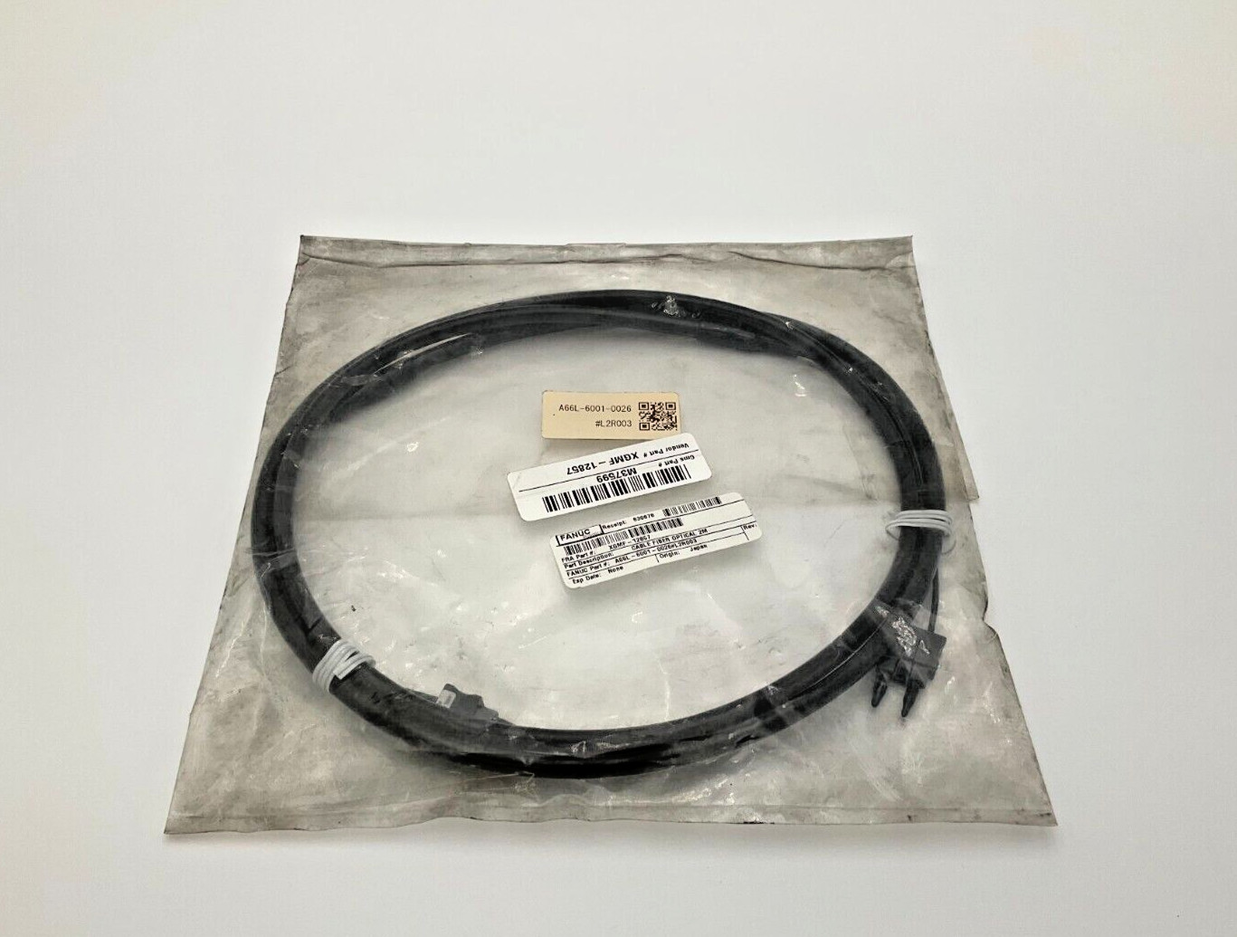Fanuc A66L-6001-0026 Fiber Optic Cable XGMF-12857 A66L New (VT)