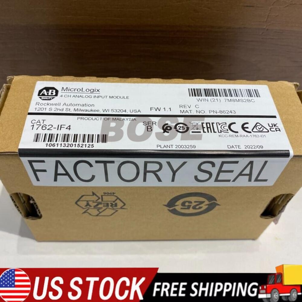 Factory Sealed 1762-IF4 ser B MicroLogix Analog Input Module 1762IF4 US Free Tax