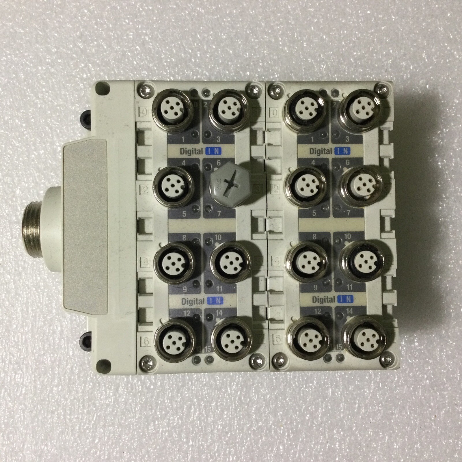 [Lot of 2!] SMC EX600-DXPD Input Module 16 Inputs, PNP, 8x M12 5-Pin, 24VDC