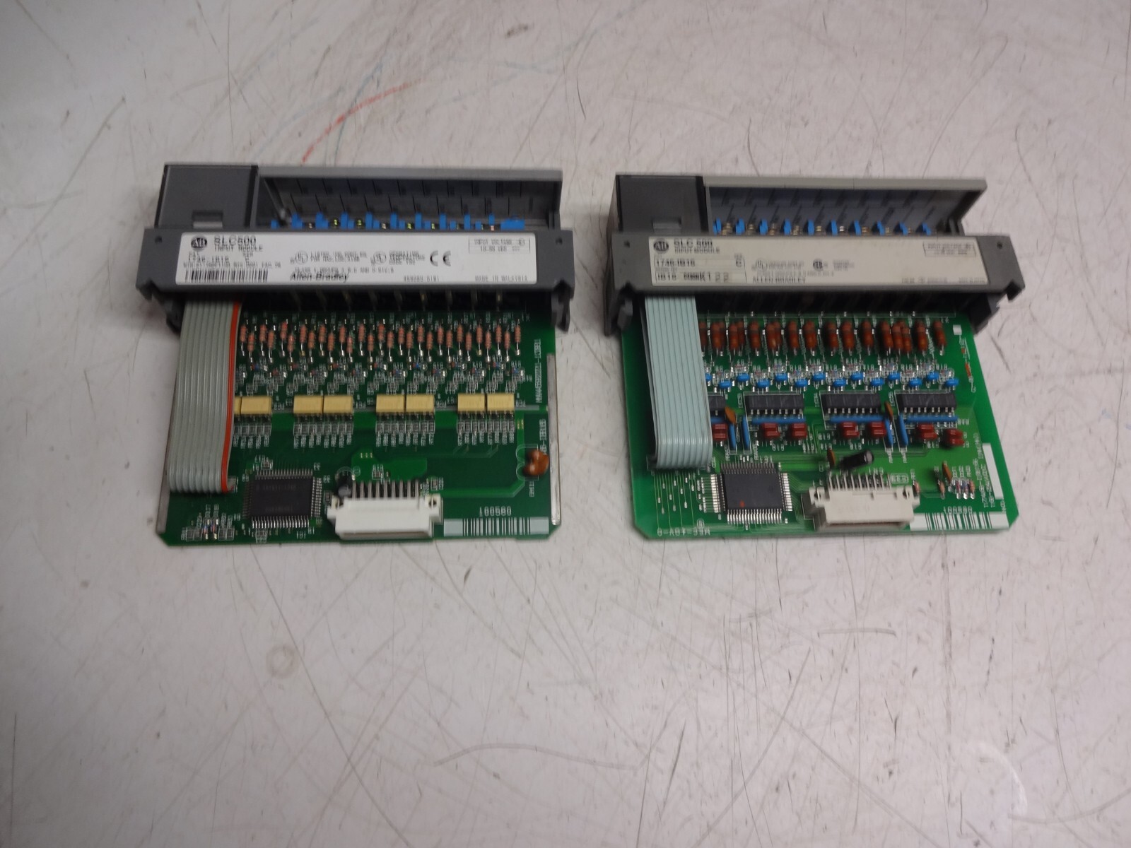 Lot Of 2 Allen Bradley 1746-ib16 Input Module