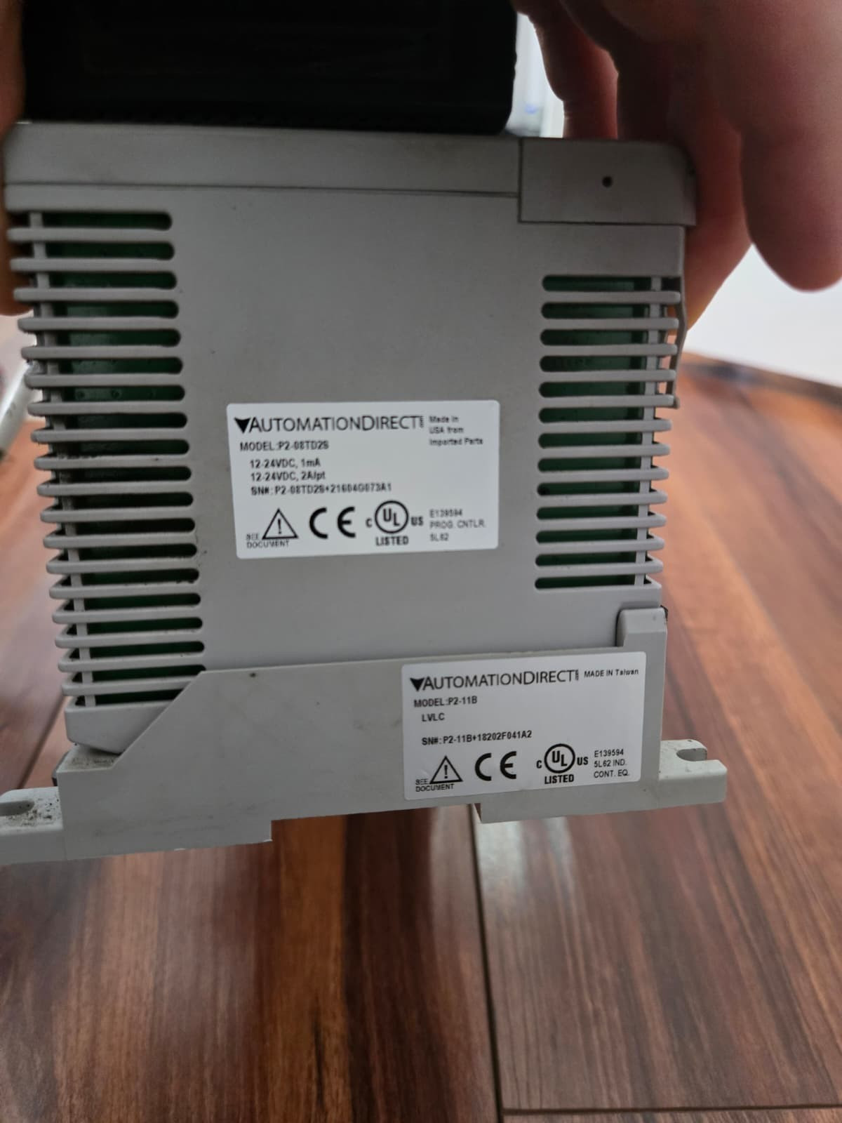 AutomationDirect Productivity2000 P2-550 CPU + P2-PWR + I/O Modules PLC