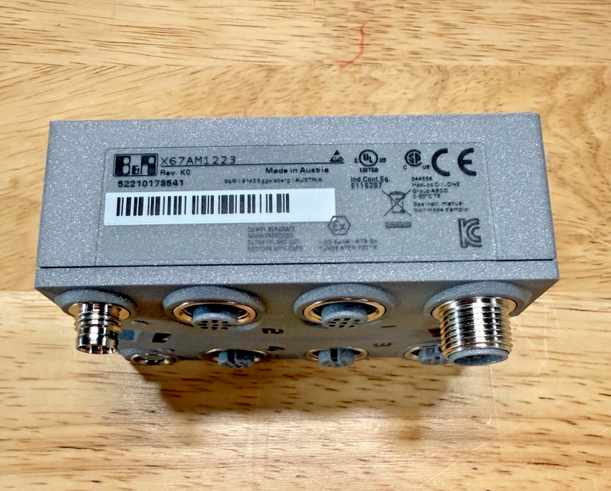 B+R X67AM1223 Rev K0 Analog I/O Modules 2x Inputs 2x Outputs