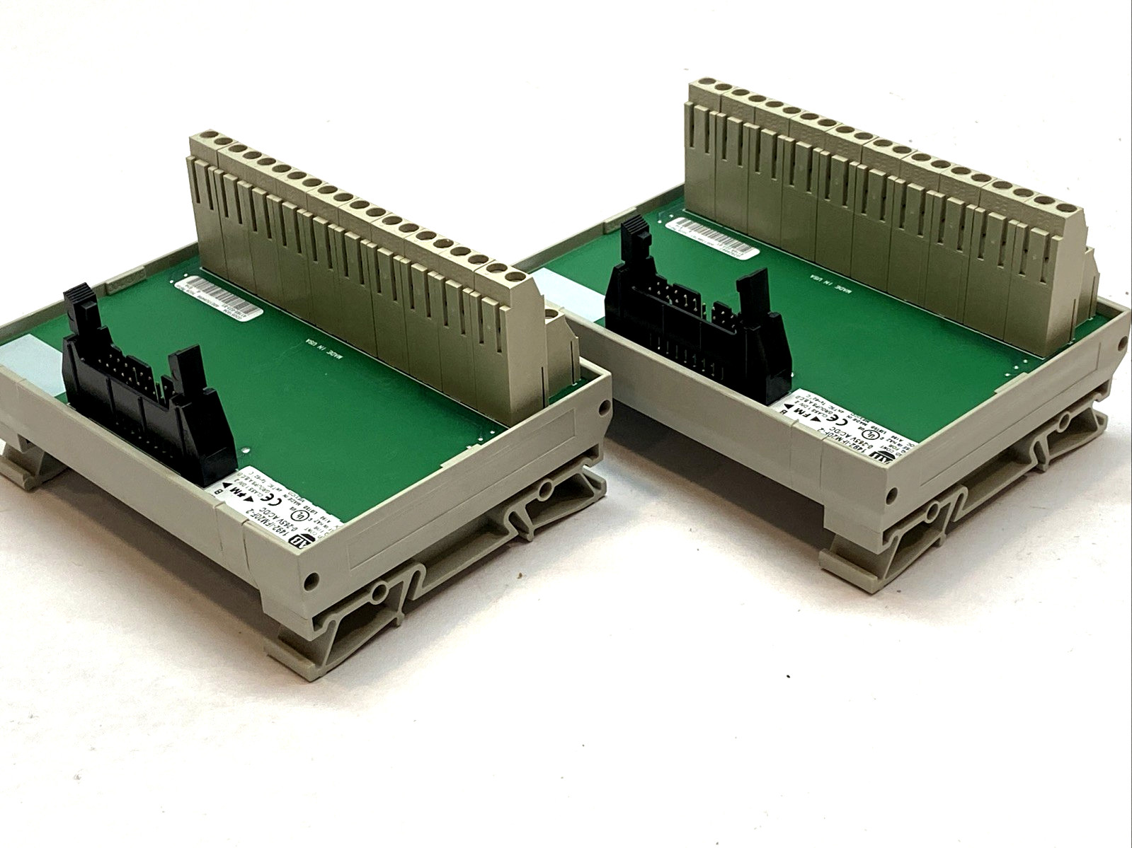 Allen Bradley 1492-IFM20F-2 IFM Module 20-Point Feed-Through Ser. B LOT OF 2