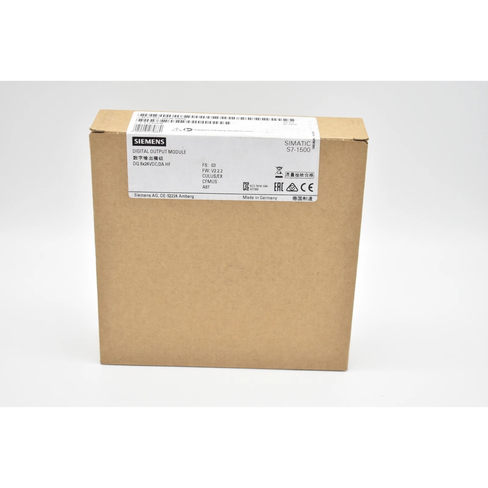 SIEMENS 6ES7522-1BF00-0AB0 Digital Output Module Simatic S7-1500