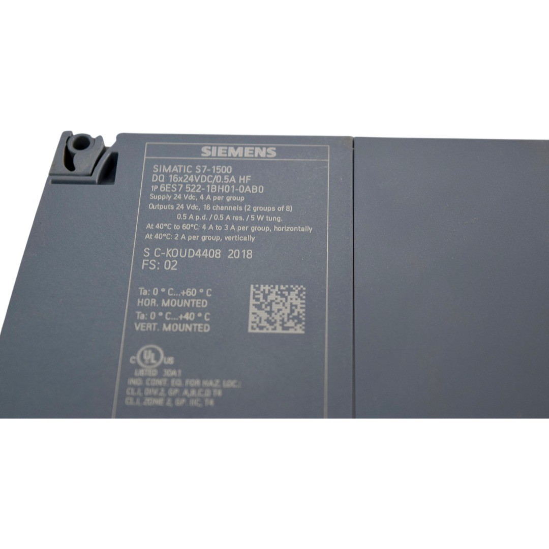 Siemens SIMATIC S7-1500 6ES7 522-1BH01-0AB0 Digital Output Module