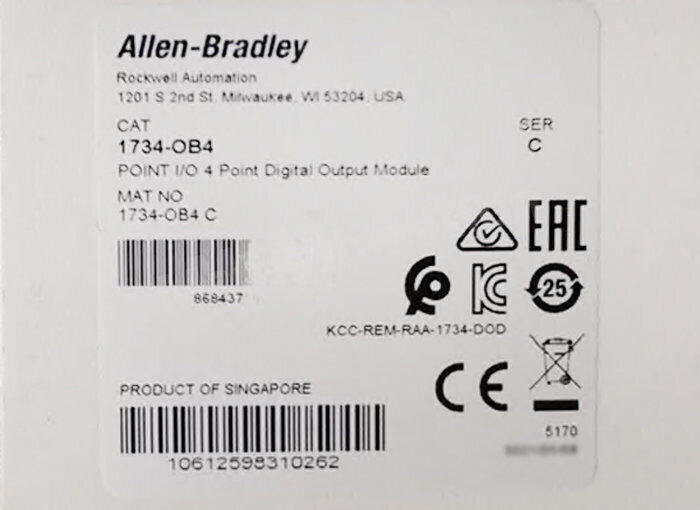 1734-OB4 Allen-Bradley Point I/O 4 Point Digital Output Module In Box 1734OB4