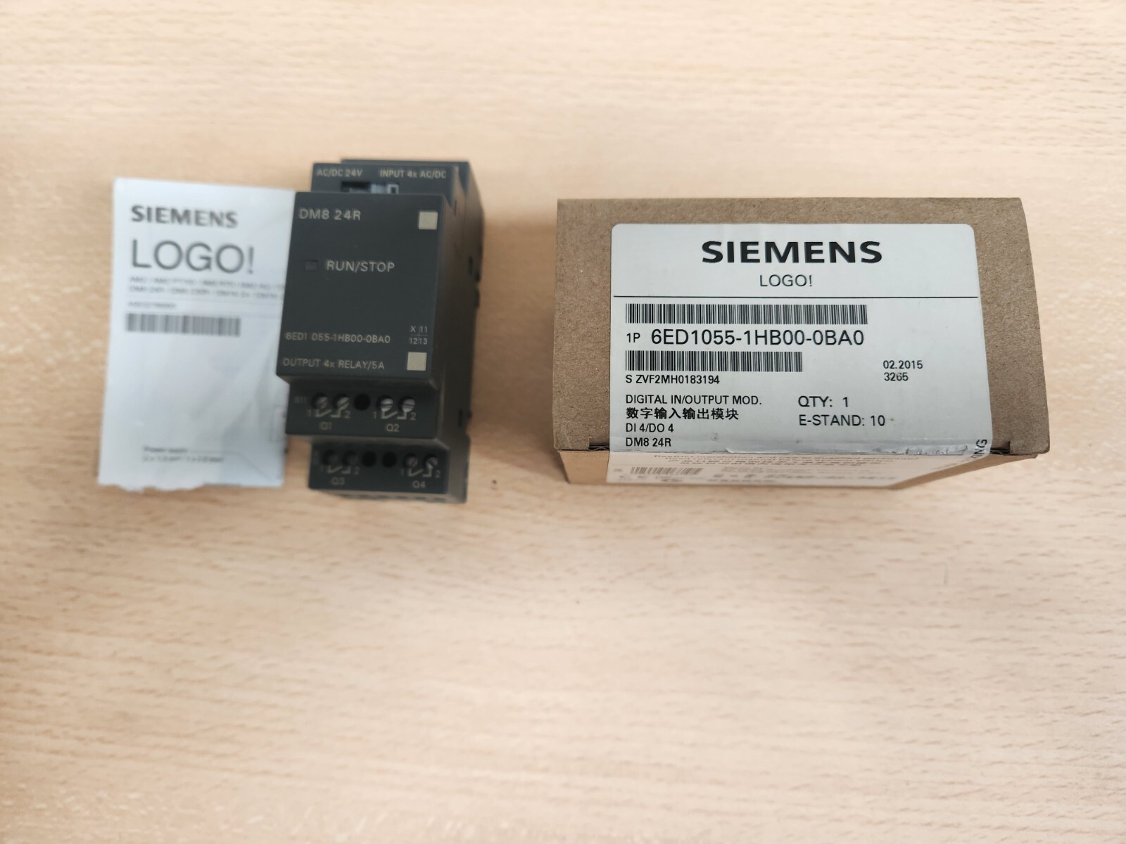 Siemens LOGO! 8 DM8 24R Expansion Module, 4 x Input, 4 x Output 6ED10551HB000BA0