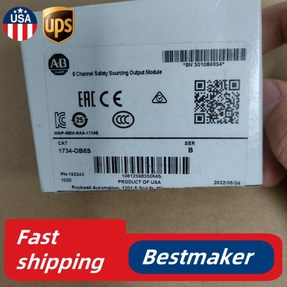 2023 New AB 1734-OB8S 1734OB8S Point I/O 8 Channel Safety Sourcing Output Module