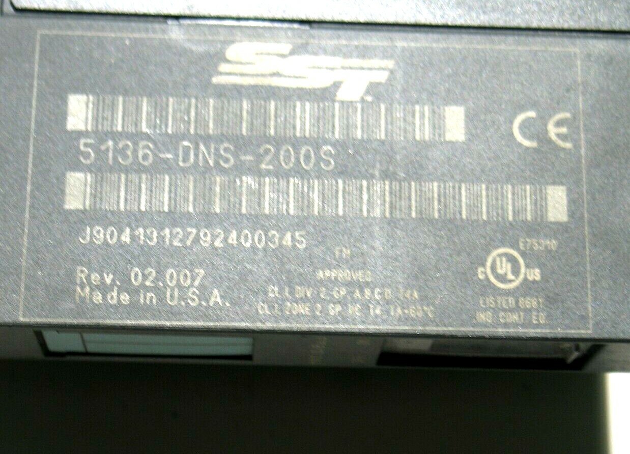 SIEMENS 5136-DNS-200S SIMATIC DP SLAVE ADAPTER 24VDC P8131