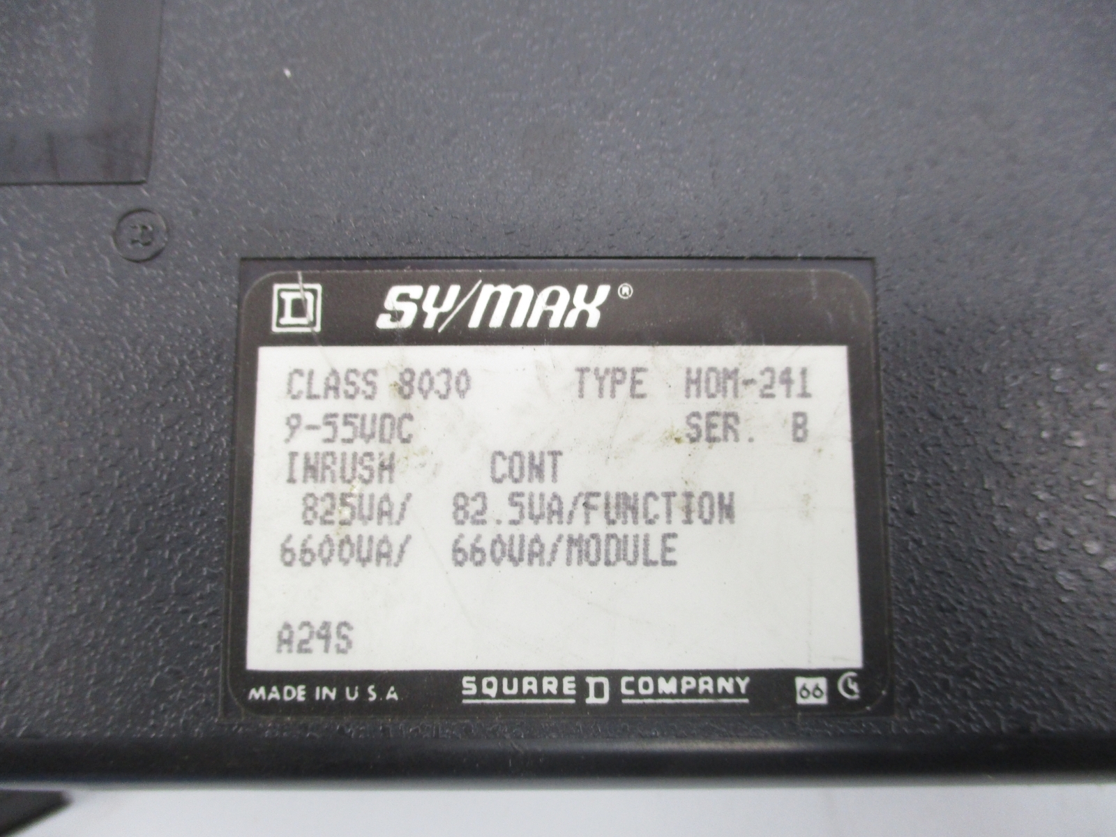 SQUARE D 8030HOM241 SER. B UNMP