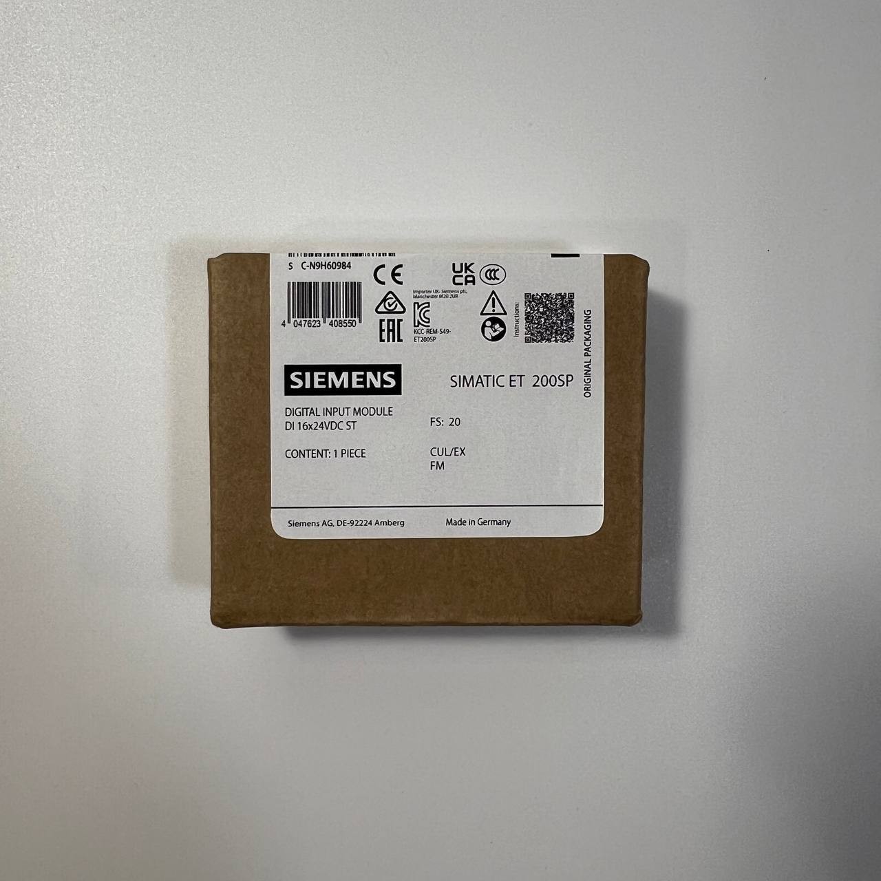 Siemens 6ES7131-6BH01-0BA0 SIMATIC ET 200SP, Digital input module
