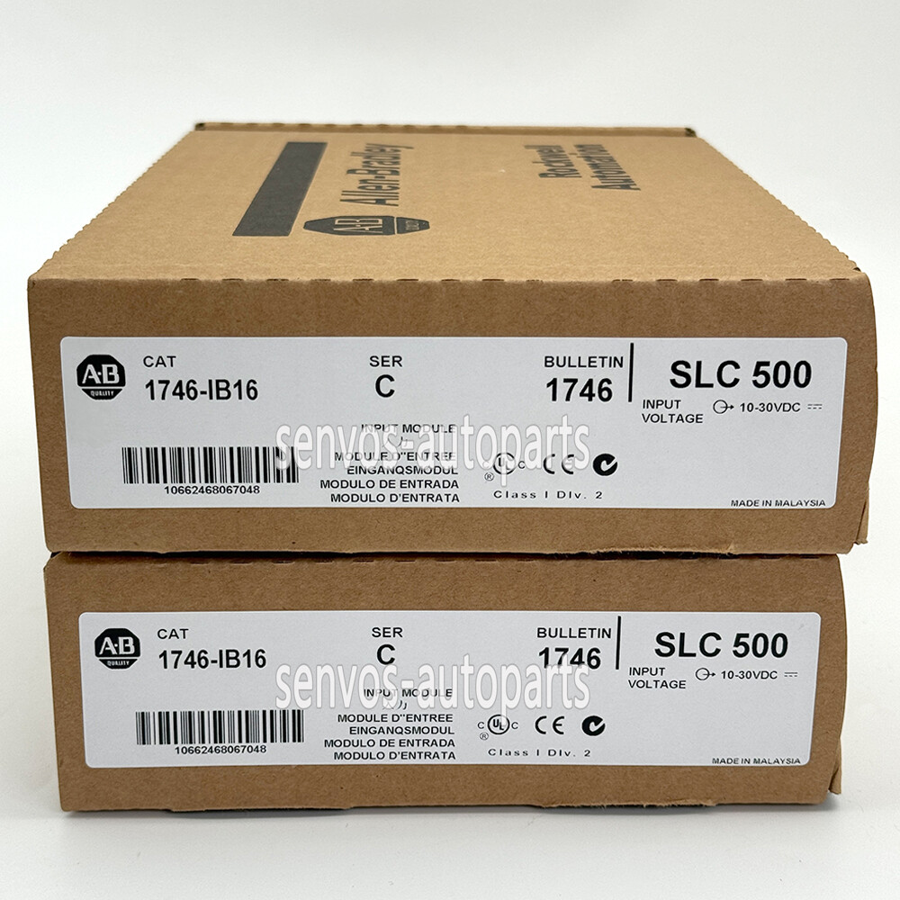AB 1746-IB16 SER C SLC 500 Digital Input Module PLC 1746IB16 New Factory Sealed