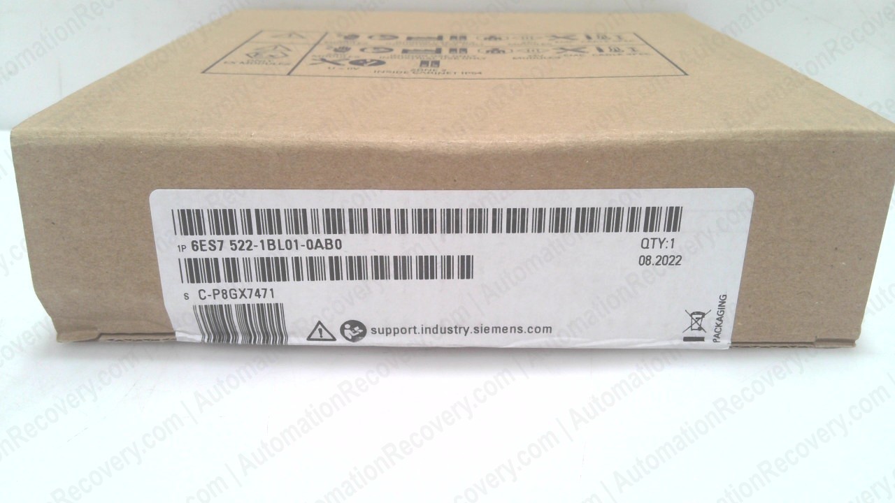SIEMENS 6ES7522-1BL01-0AB0, SIMATIC S7-1500 DIGITAL OUTPUT MODULE, NEW #348586