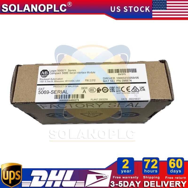 AB 5069-SERIAL SER A Compact Logix 5000 Interface Module US Free Tax