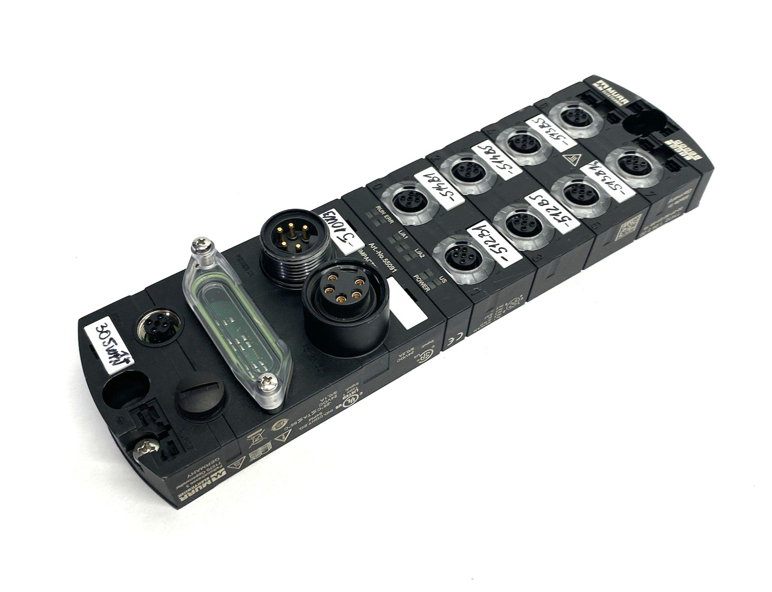 Murrelektronik 55091 IMPACT67 Compact Module, Profinet, 16 dig. In, Plastic