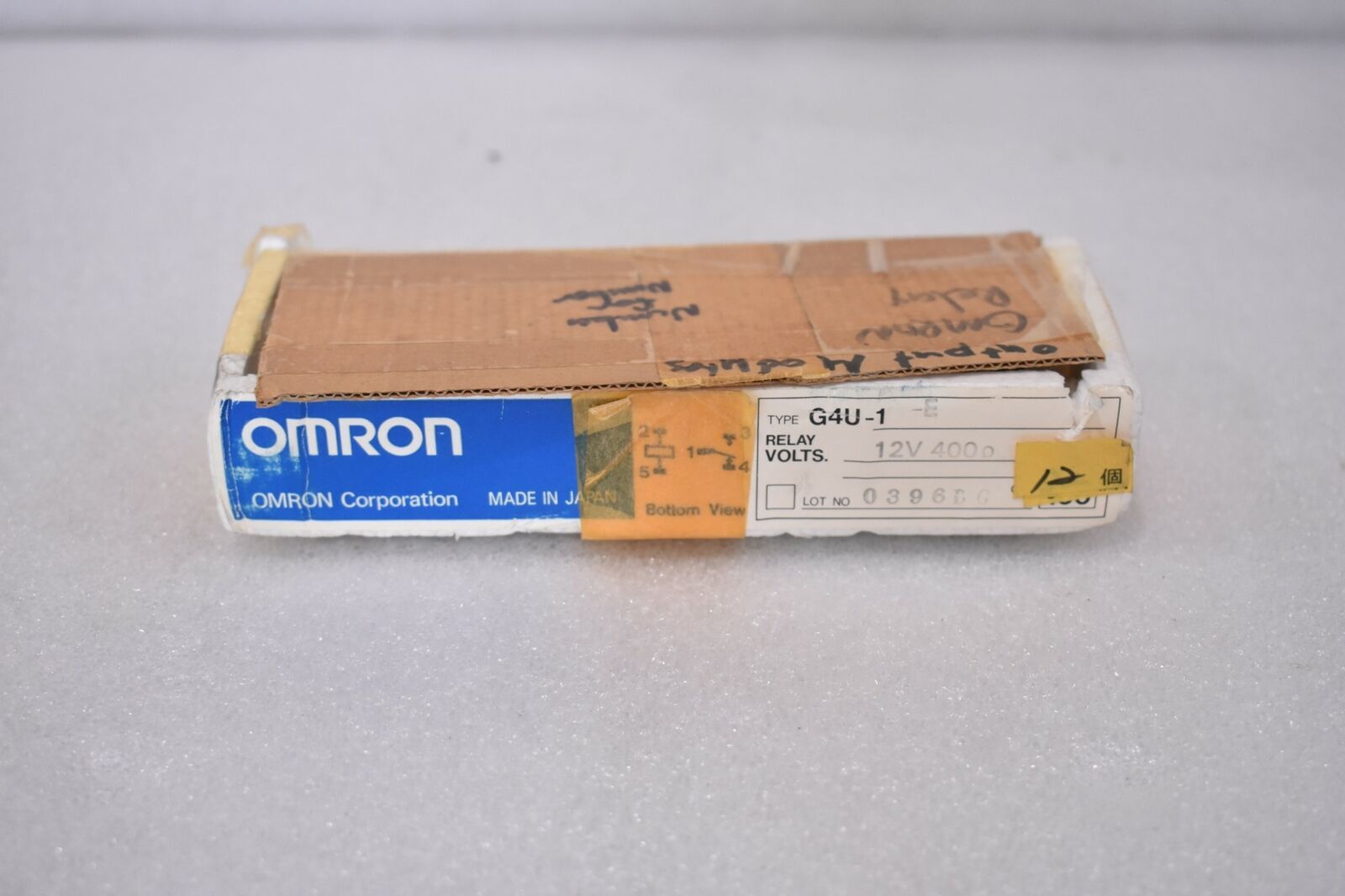 OMRON G4-U-1 POWER PCB RELAY 12V 400o OUTPUT MODULE MADE IN JAPAN (LOT OF 5)