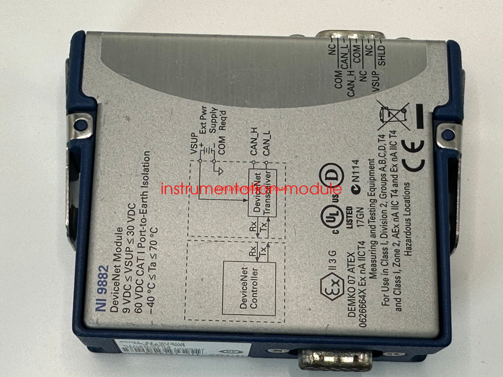 National Instruments NI-9882 C-Series CAN Bus Interface 1Mbps High-Speed Tested
