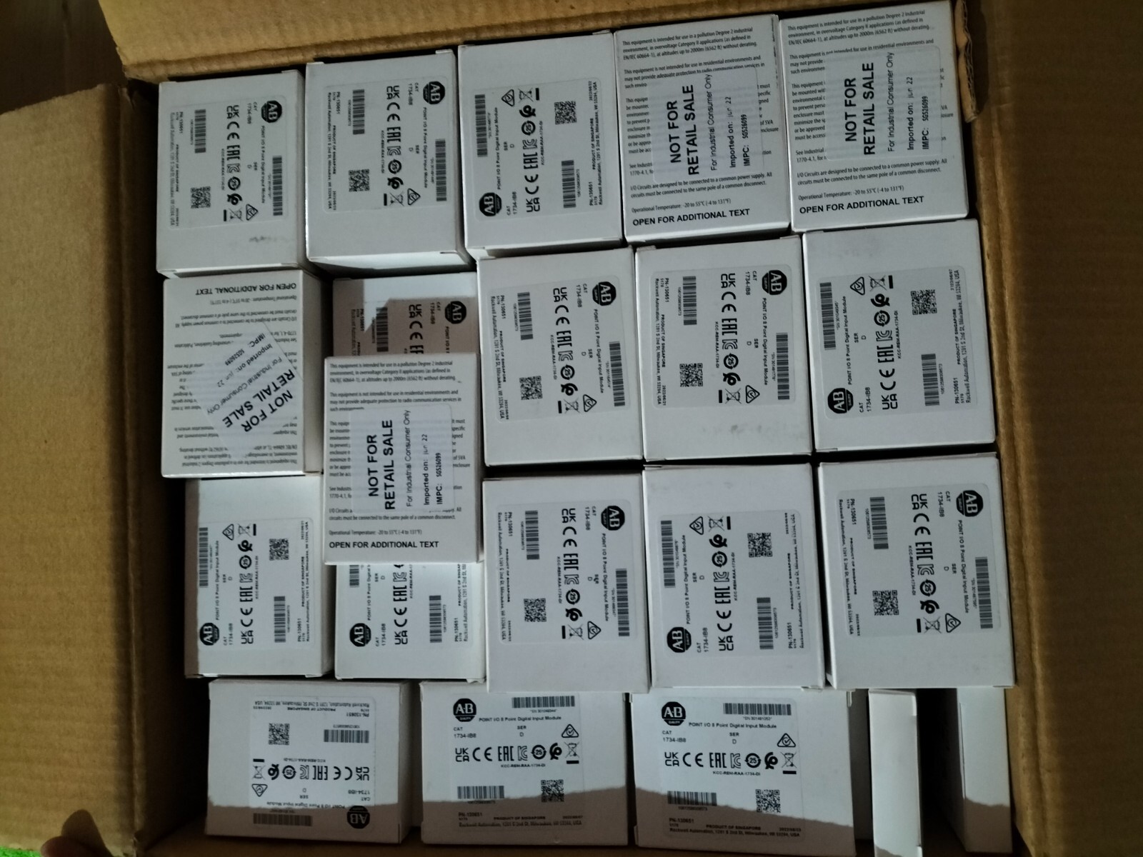 Factory Sealed AB 1734-IB8 SER D 8 Point Digital Input Module 1734IB8 same day s