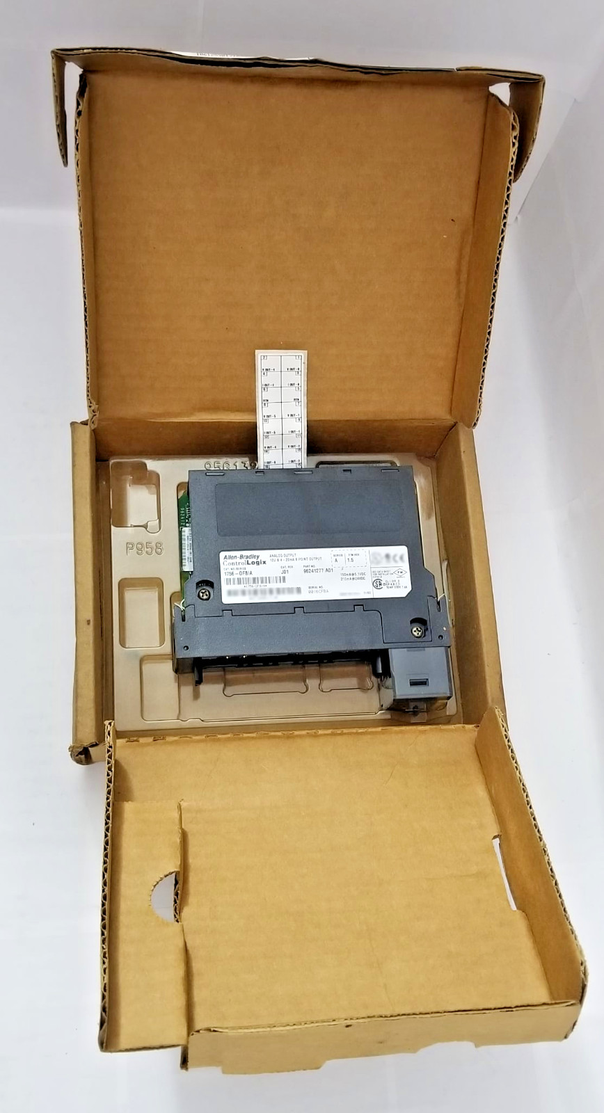 Surplus Open Allen Bradley 1756-OF8 /A ControlLogix 8P Analog Output Module