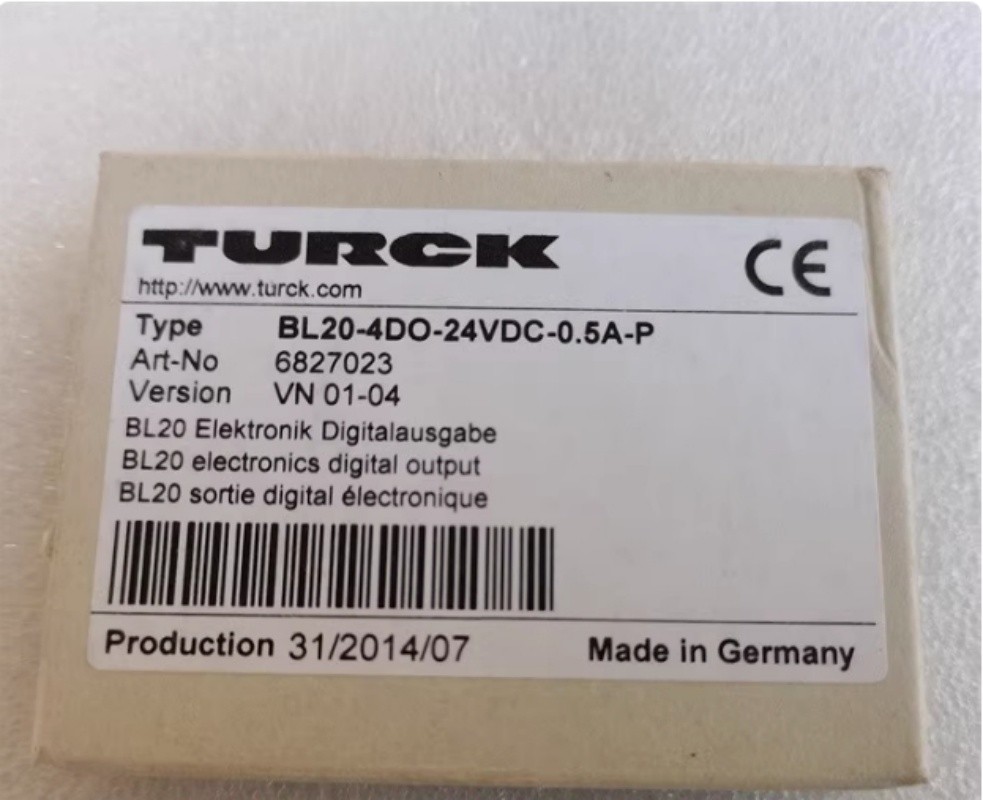 1PCS TURCK BL20-4DO-24VDC-0.5A-P Electronic module sensor