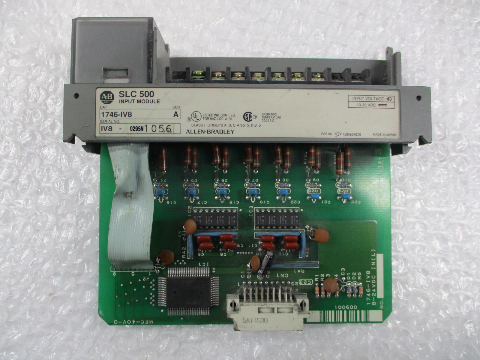 ALLEN BRADLEY 1746-IV8 SER.A INPUT MODULE UNMP