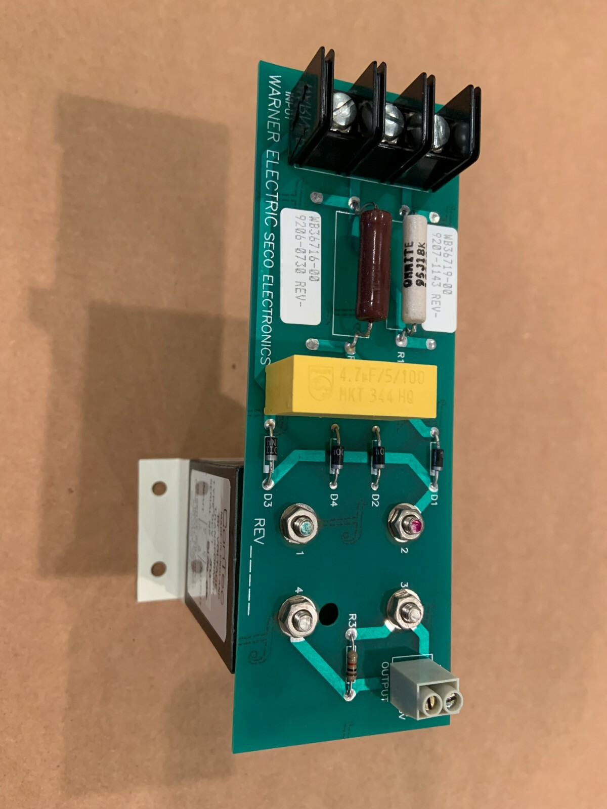 Warner 0-500 to 0-10VDC Armature Voltage Analog Isolator WB36719 / ConTec