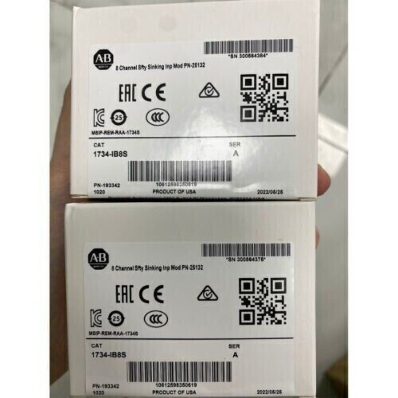 AB 1734-IB8S Point I/O Digital Sink Safety Input Module New US Free Tax