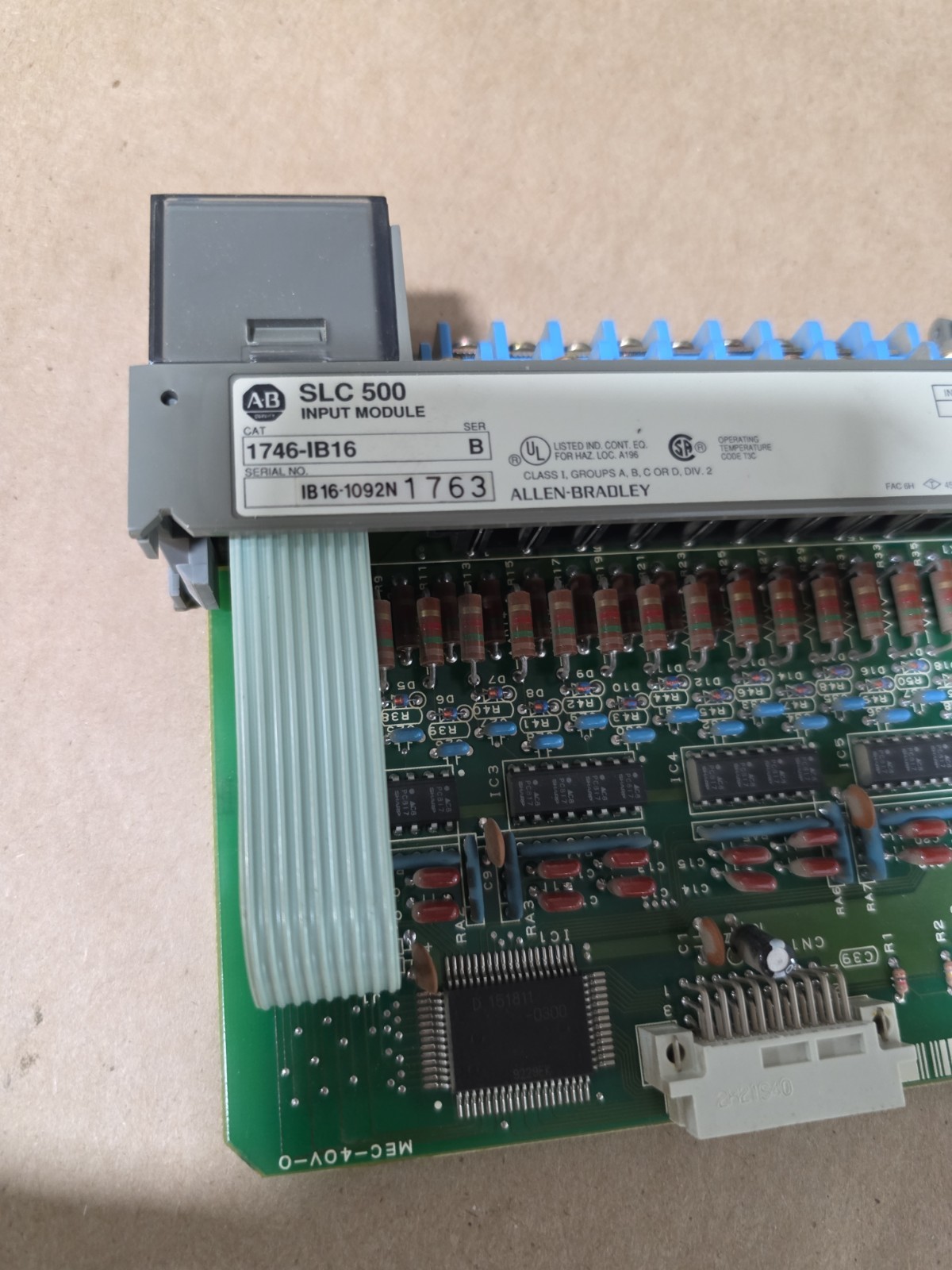 Allen Bradley 1746-IB16 Series B Input Module Broken Door