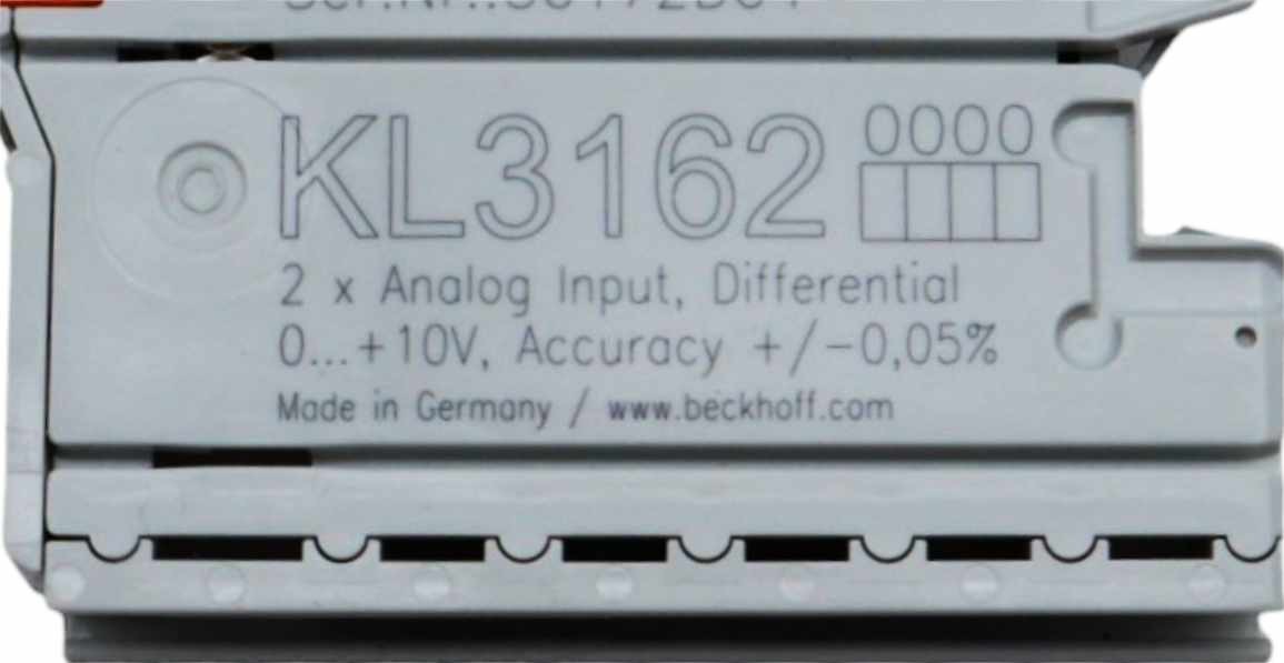 Beckhoff KL3162 Bus Terminal 2 Channel Analog Input Unused/Original Packaging