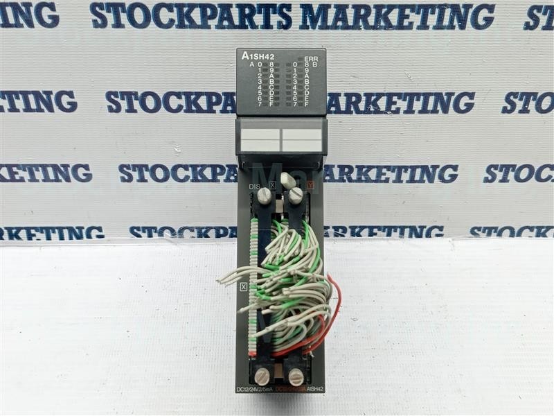 LOT 2 PCS. MITSUBISHI A1SH42 Input/Output Unit DC12/24V 2/5mA 0.1A