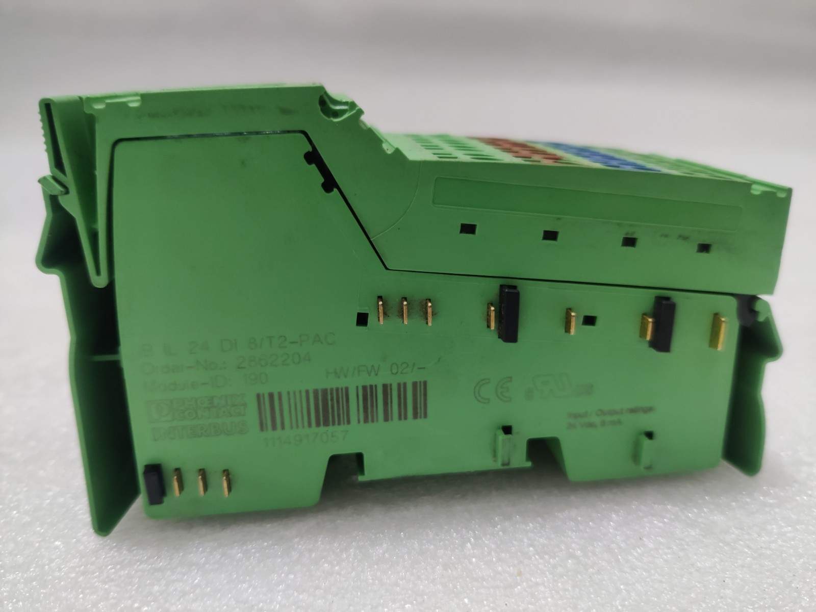 PHOENIX CONTACT IB IL 24 DI 8/T2-PAC / IBIL24DI8T2PAC *USED*