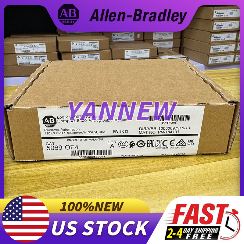 New Allen-Bradley 5069-OF4 SER A Compact 5000 Analog Output Module AB 5069OF4