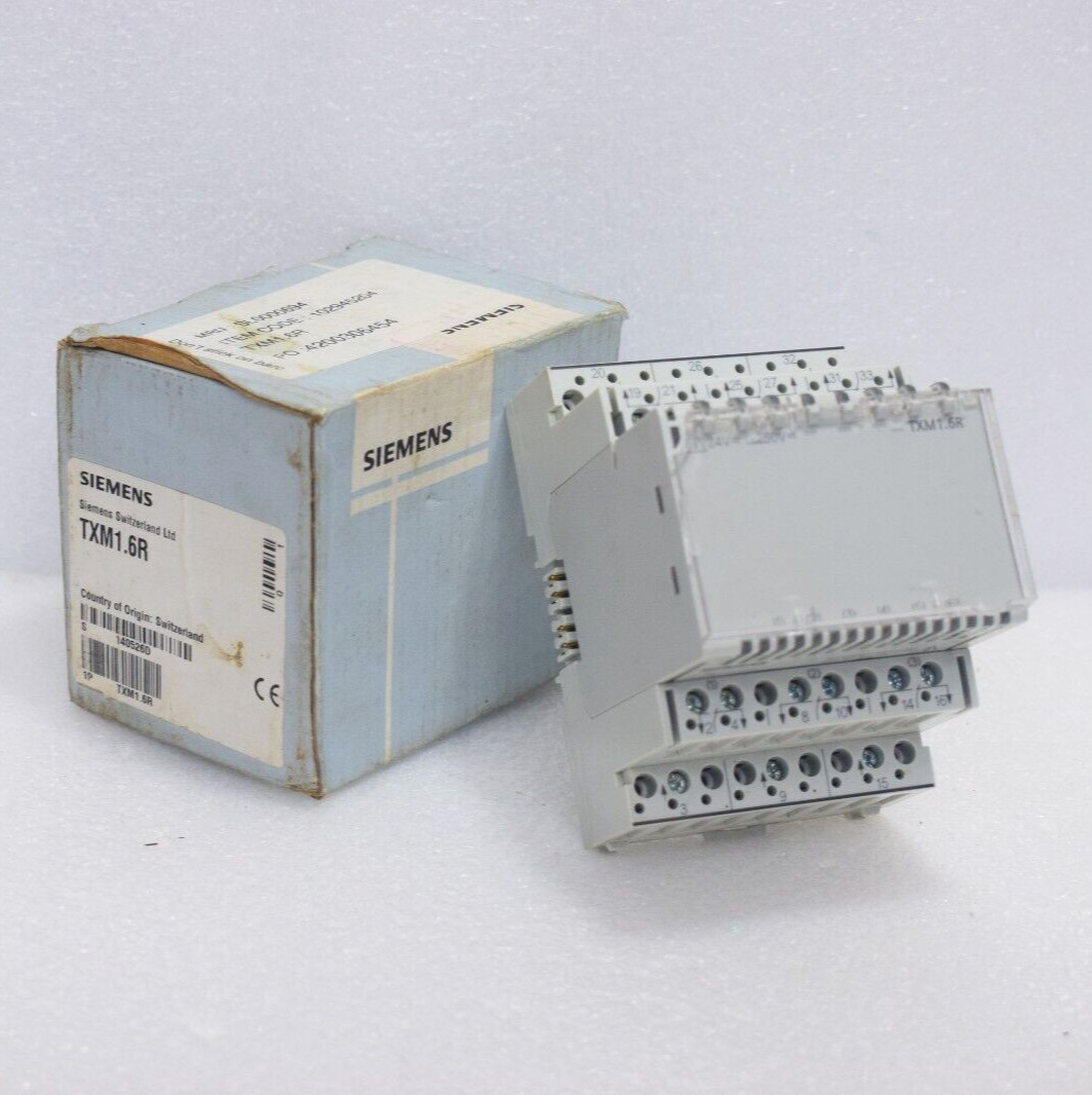SIEMENS TXM1.6R 6 RELAY OUTPUT MODULE TXM16R