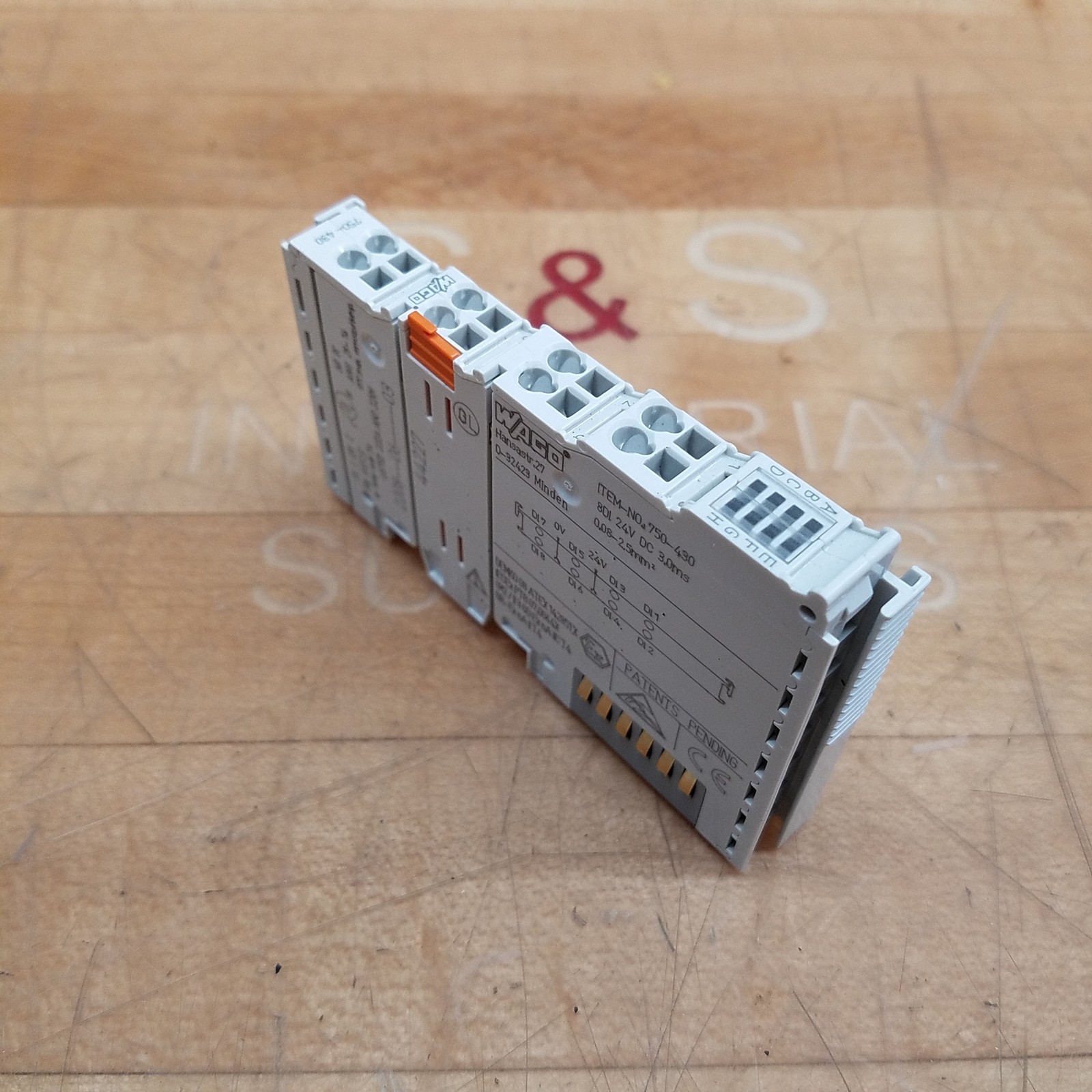 Wago 750-430 8-Channel Digital Input Module, 24VDC, 3.0ms – USED