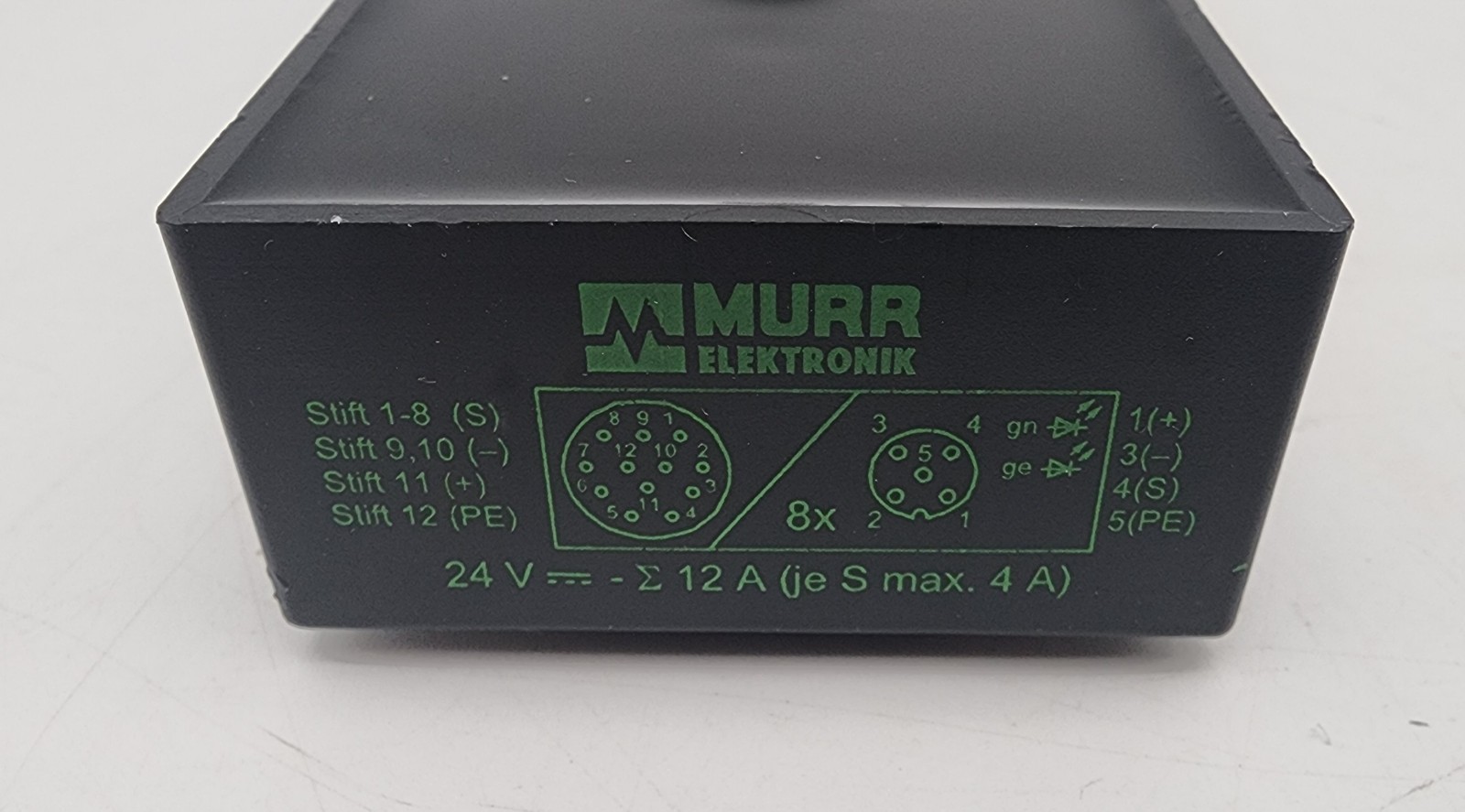 MURR 27762 TERMINAL PASSIVE-DI0 PLASTIC 8XM12.4POL M23 12POL *NDA AVAILABLE*