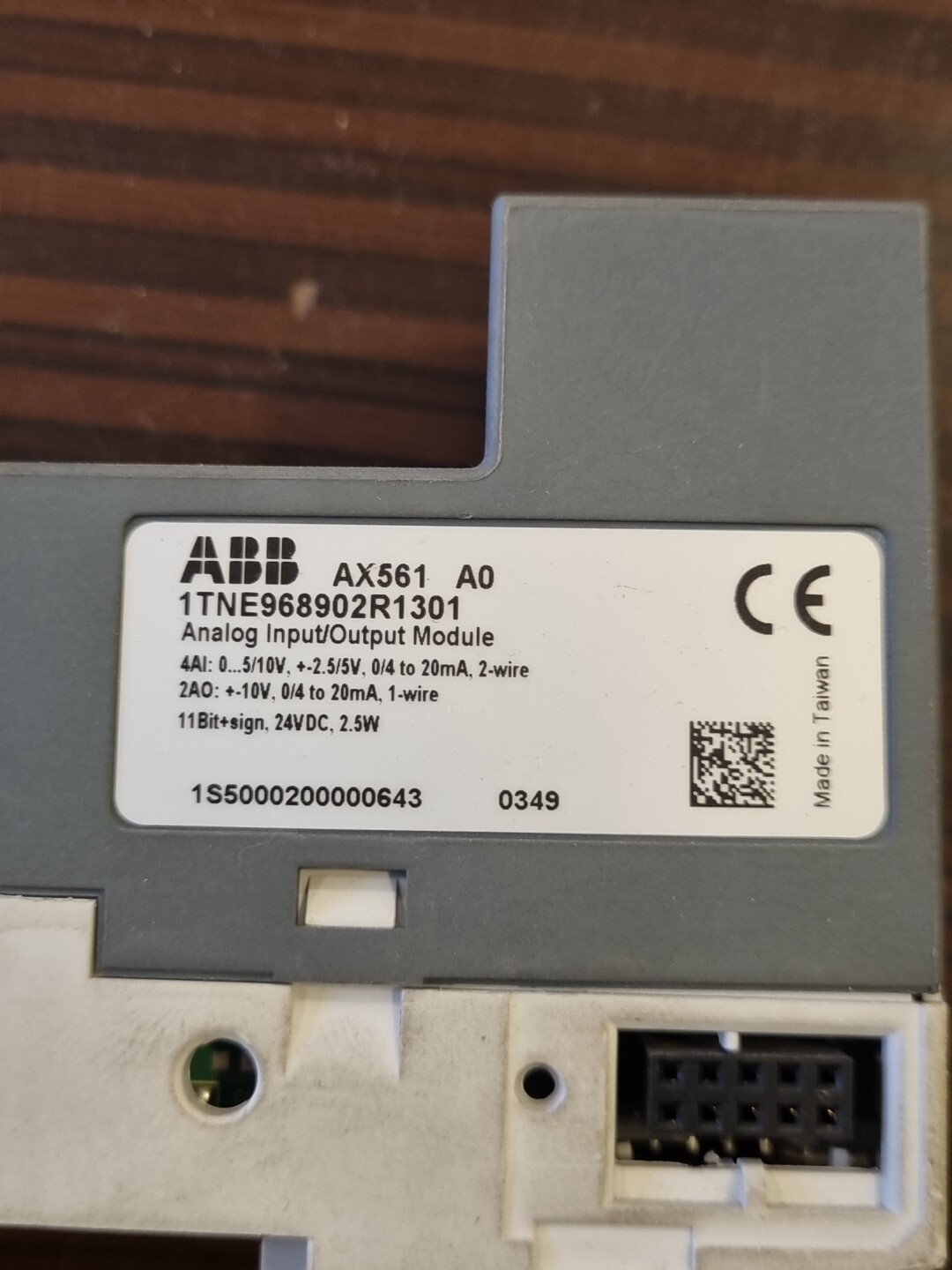 ABB PLC AX561 1TNE968902R1301 Analog Input Output Module