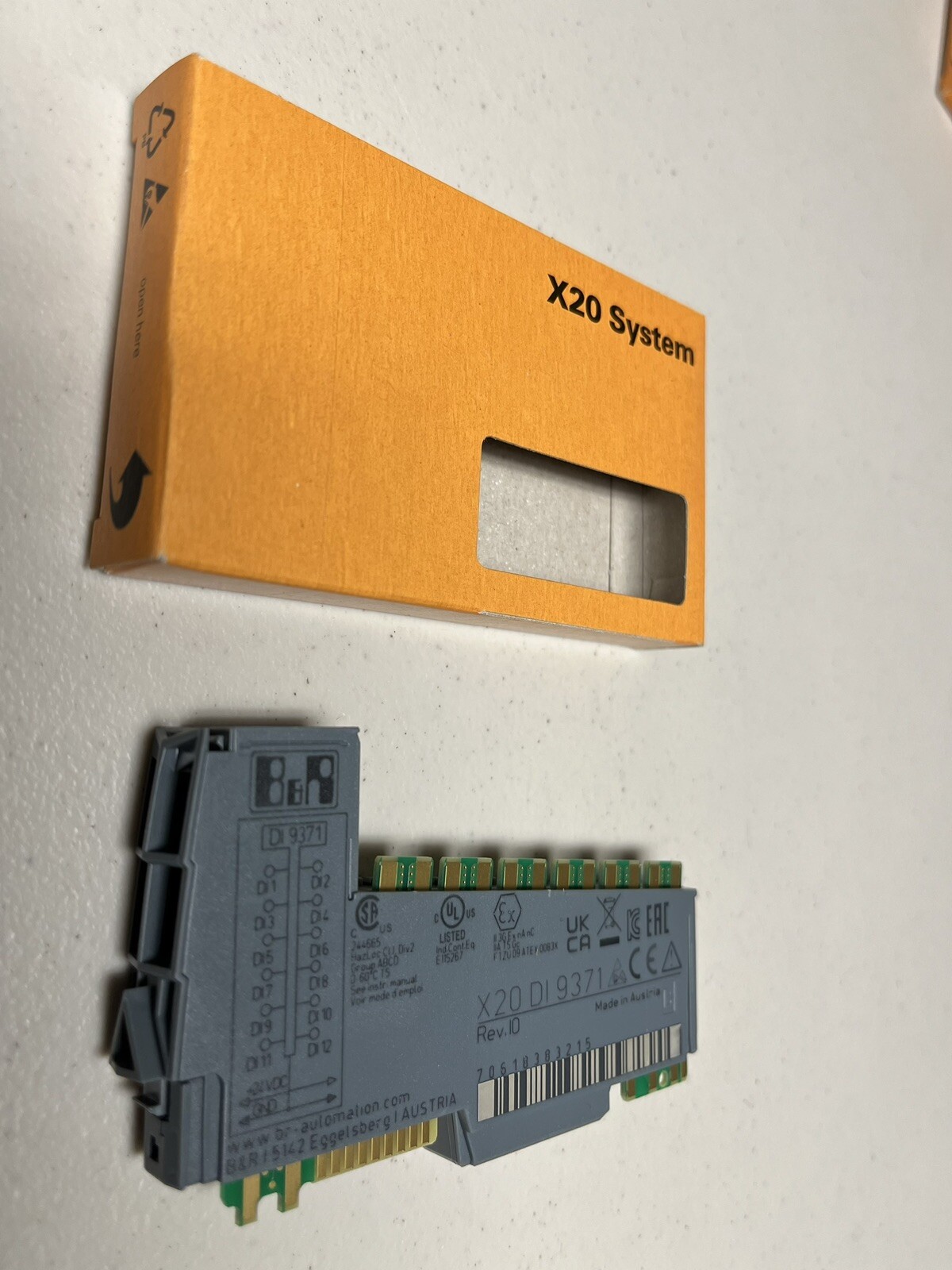B&R X20DI9371 Digital Input Module (New).