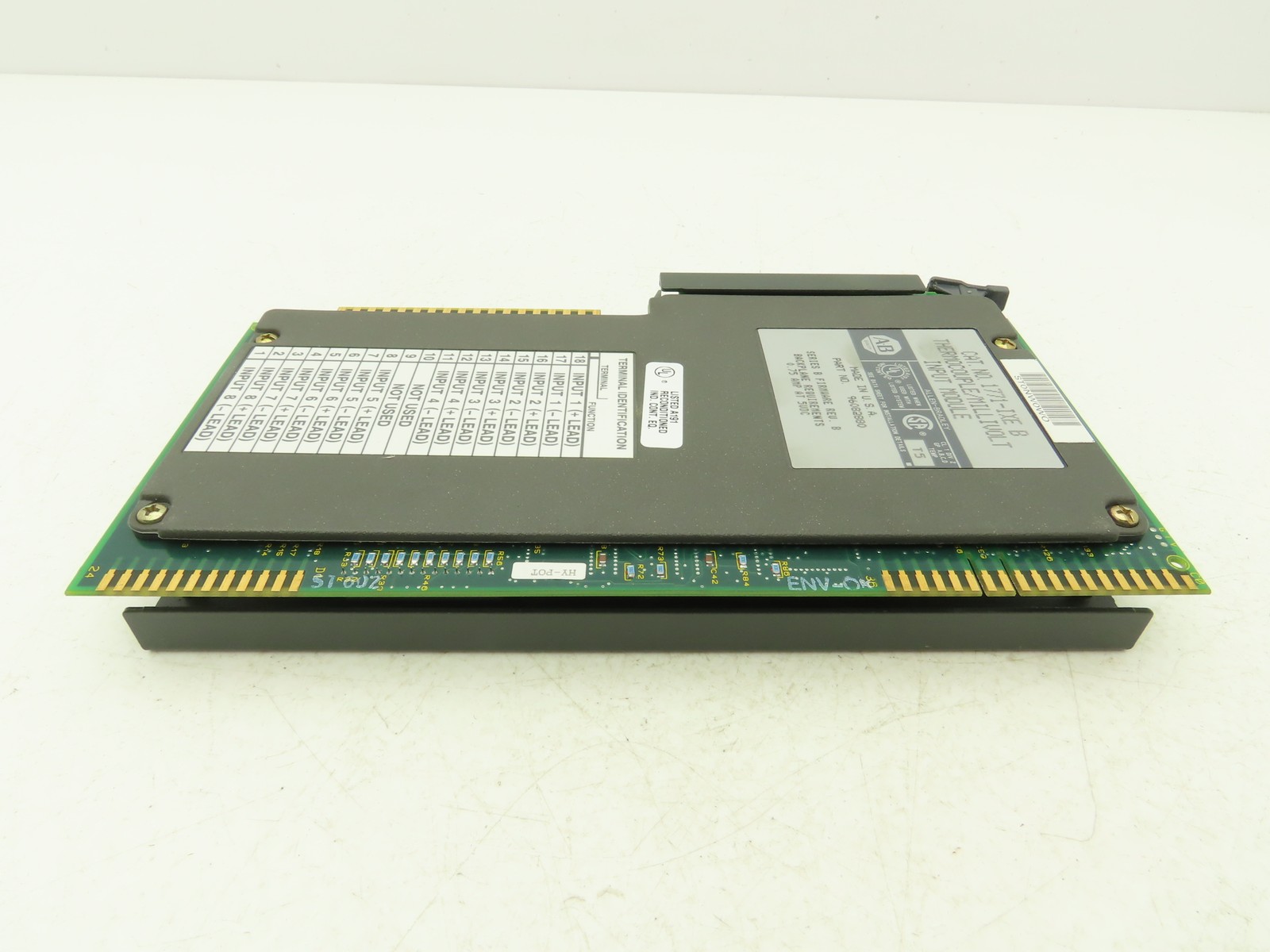 Allen Bradley 1771IXE B Thermocouple Millivolt Input Module Firmware Rev B Ser B