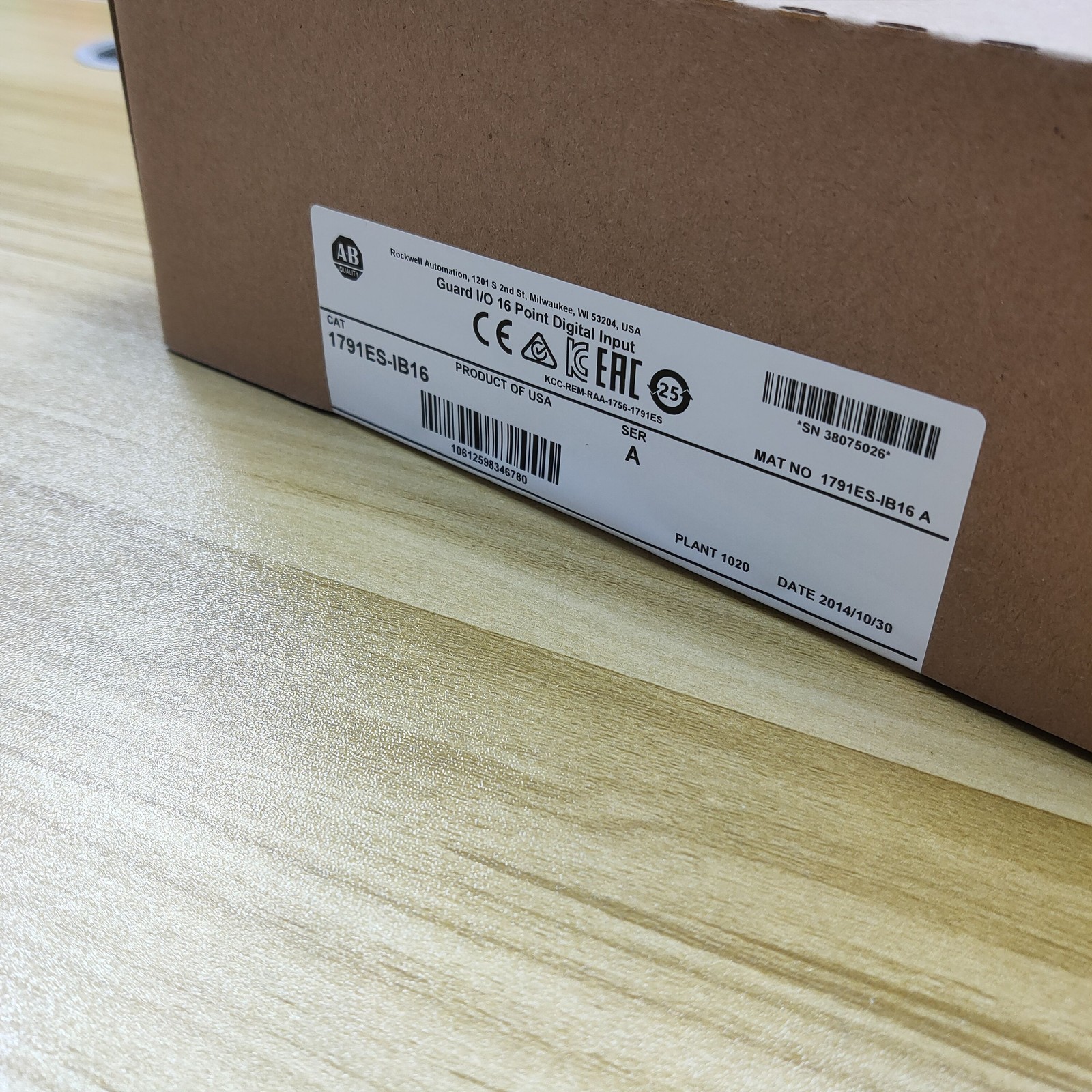 AB 1791ES-IB16 /A Ethernet IP CompactBlock Input Module New Factory Sealed