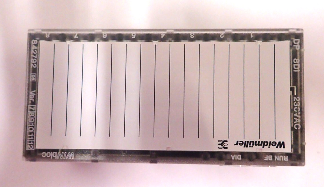 WEIDMULLER 8427920000 DP 8DI 230Vac WINBLOC MODULE NEW