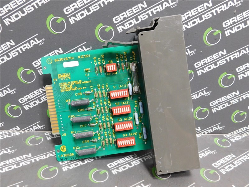 USED Bailey Controls NICS01 Network 90 Controller Termination Module