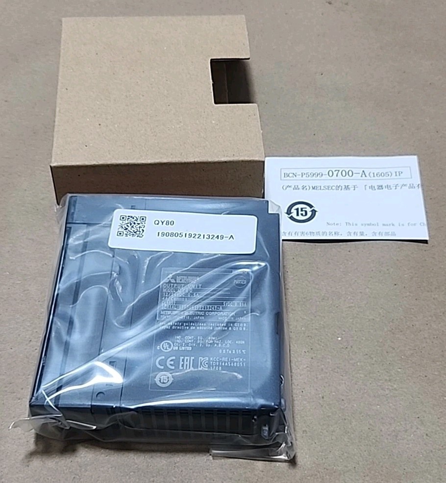 *NEW IN BOX* Mitsubishi QY80 Digital Output Unit Module 12/24Vdc .5A + Warranty!