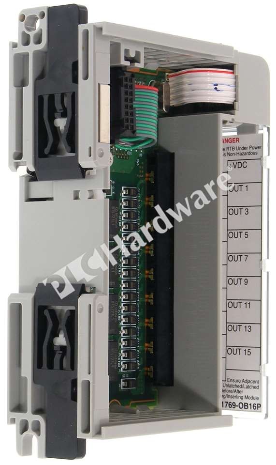 Open Pre-owned Allen Bradley 1769-OB16P /B CompactLogix 16Pt 24VDC Output Module