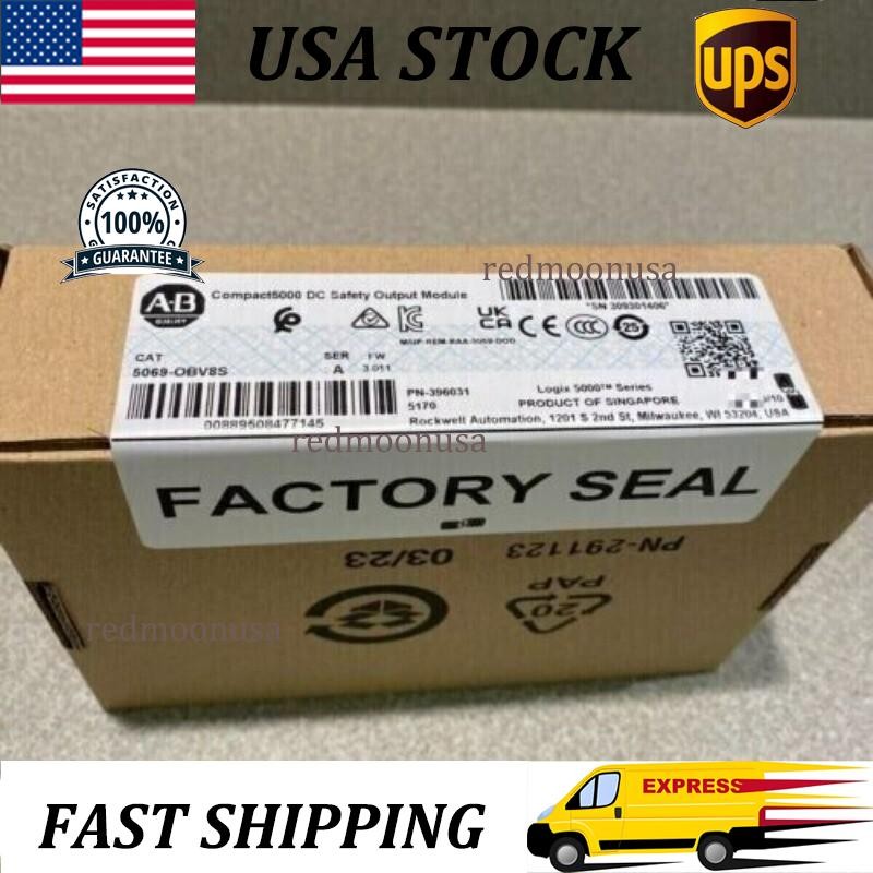AB 5069-OBV8S Compact I/O 8-Ch Safety Output Module New Factory Sealed