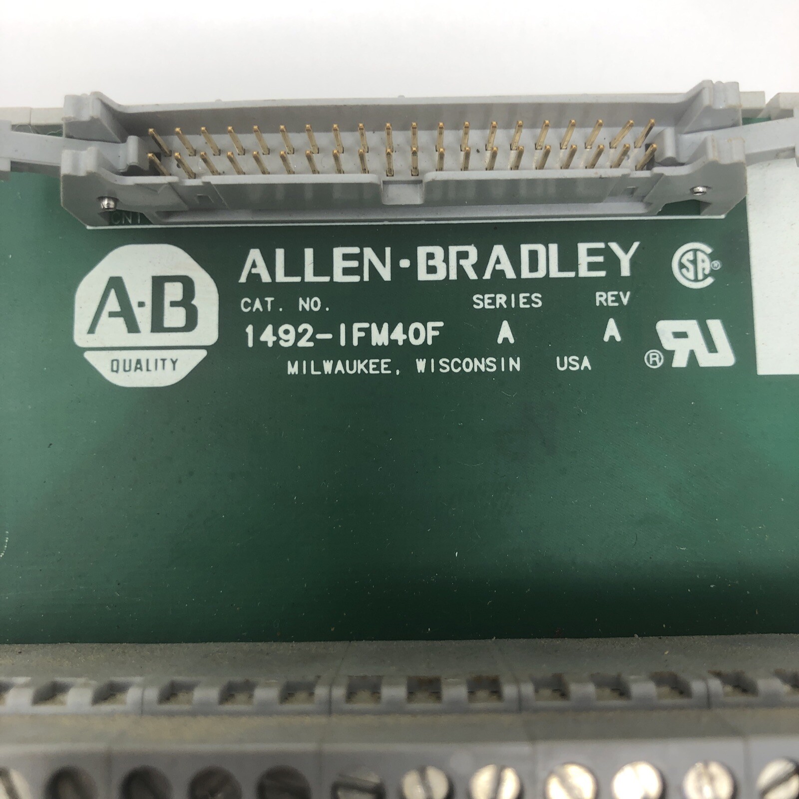 Allen Bradley 1492-IFM40F Series A Rev. A Digital Interface Module