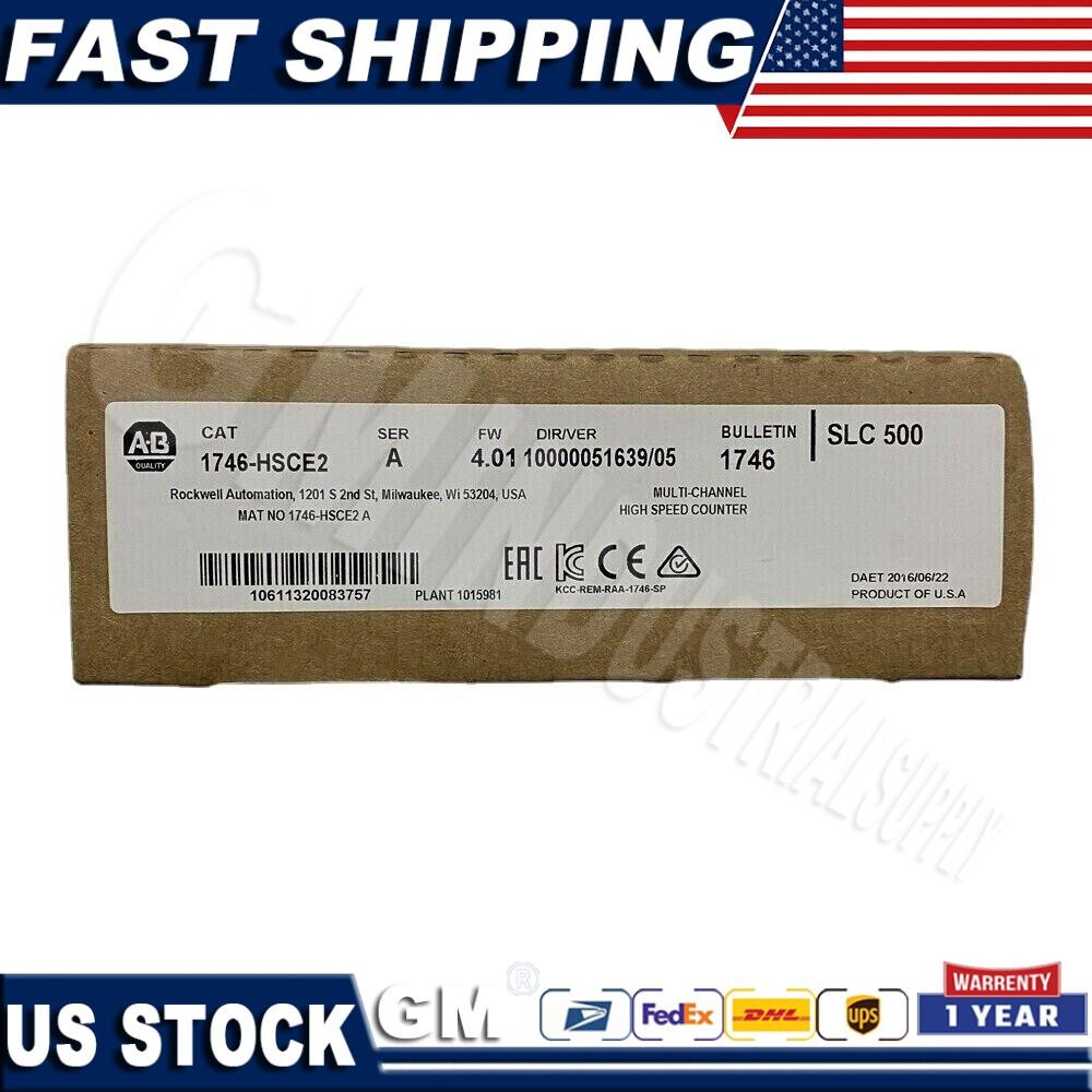 AB 1746-HSCE2 SER A Multi-Channel High Speed Counter Module US Free Tax