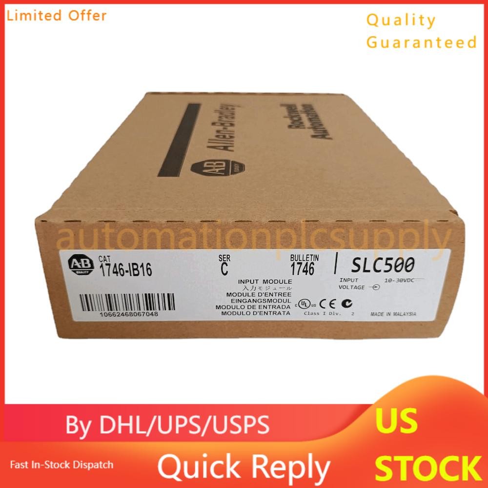 New Sealed AB 1746-IB16 SER C SLC 500 Digital Input Module PLC 1746IB16 US STOCK
