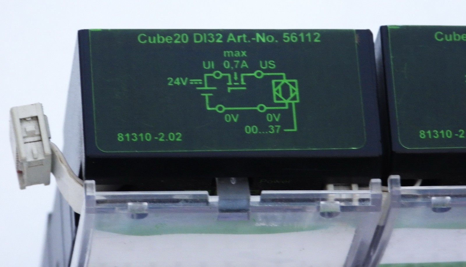 MURR ELEKTRONIK CUBE20 DI32 FIELDBUS DIGITAL EXPANSION INPUT MODULE ART NO.56112