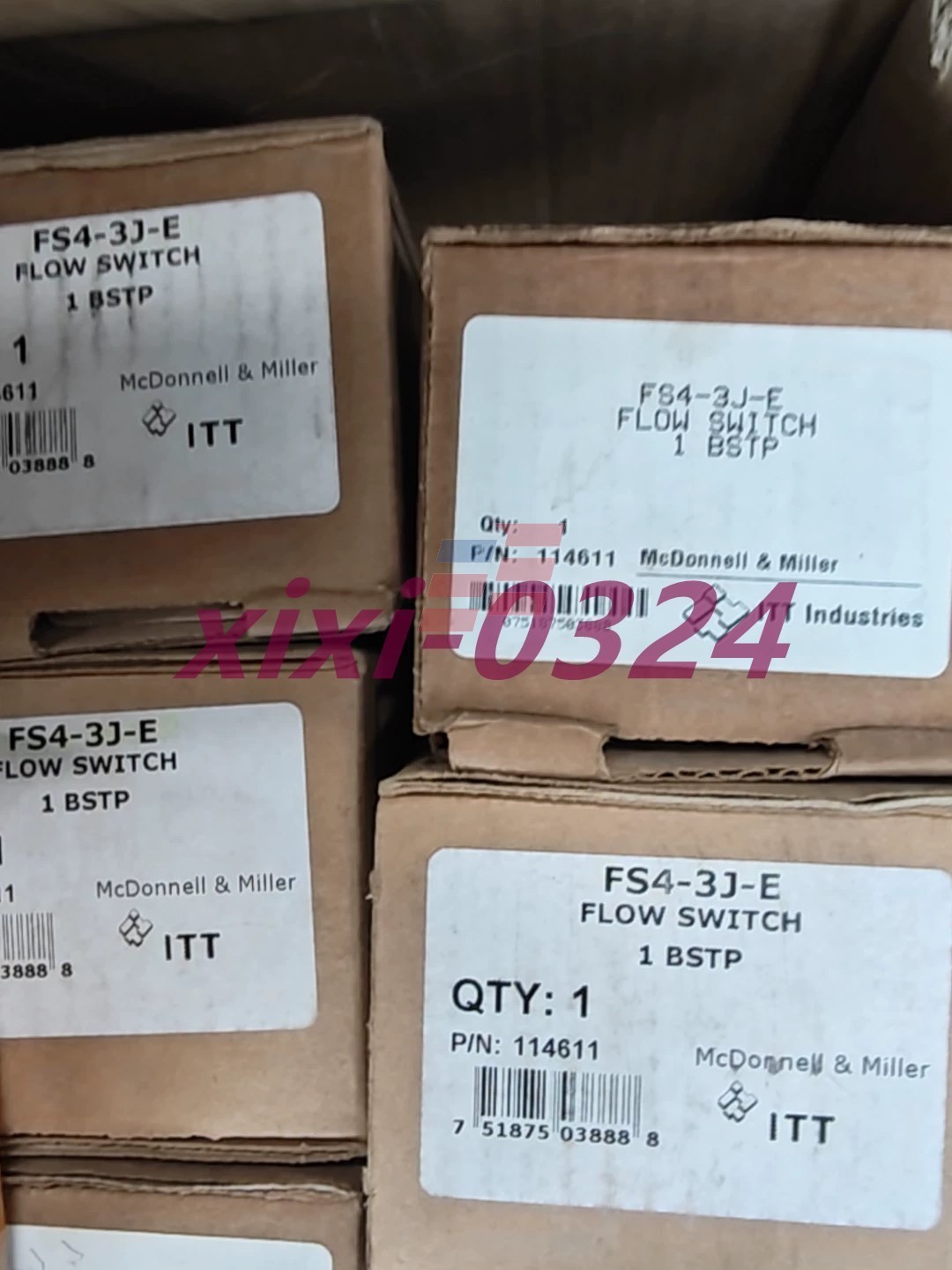 1PCS NEW ITT FS4-3J-E flow switch 114611 DHL shipping