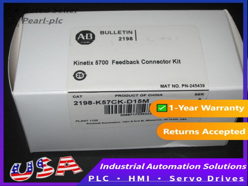 2198-K57CK-D15M AB Kinetix 5700 Feedback Connector Kit New 2198K57CKD15M GQ